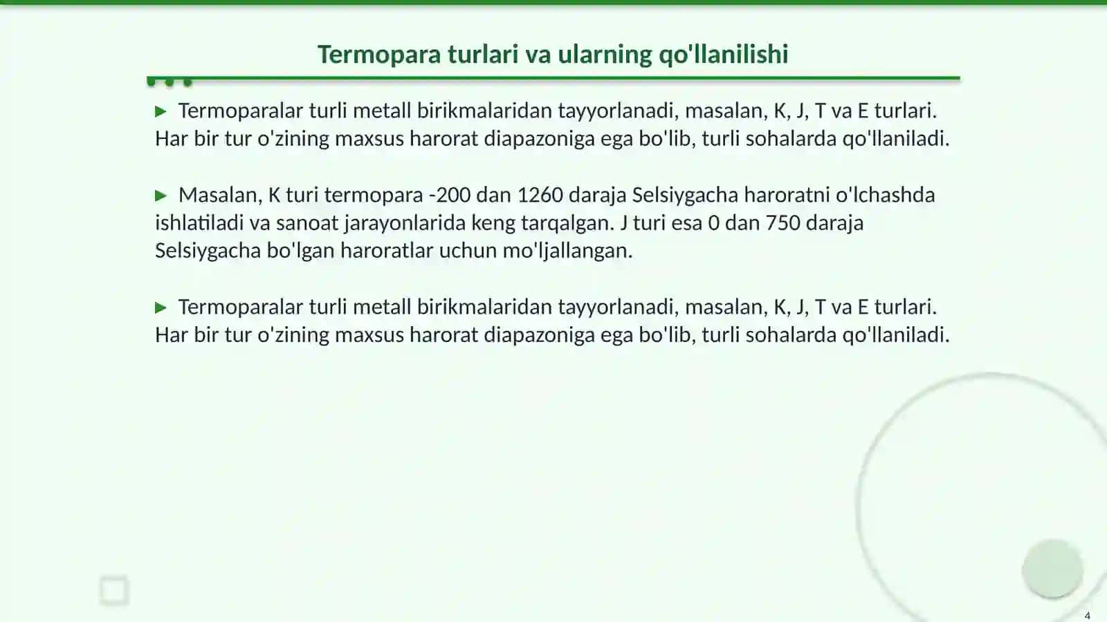 Termopara yordamida jismlar temperaturasini aniqlash qurilmasi 4