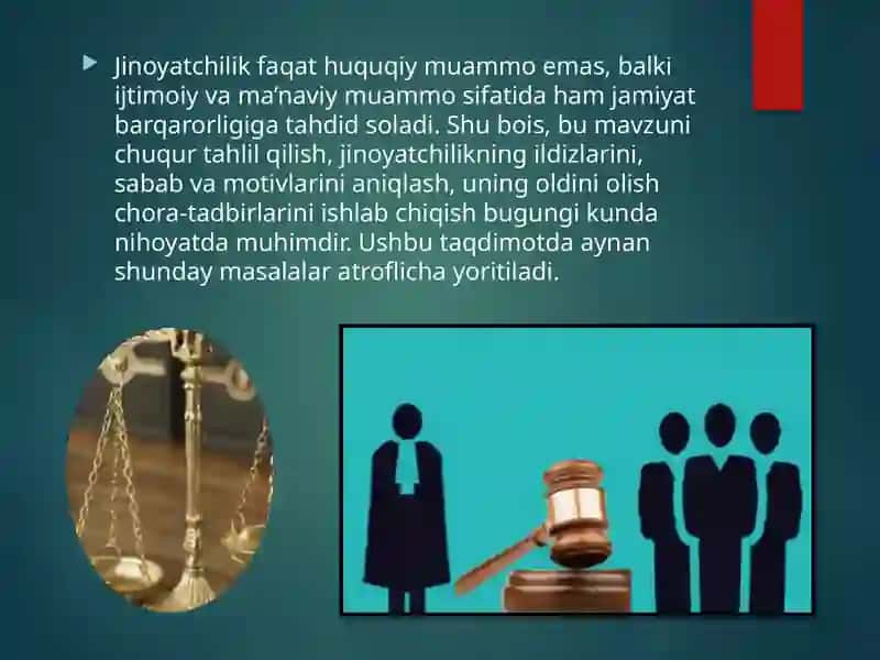 Jinoyatchilik va qonunbuzarlik xulqi va uning motivlari 4