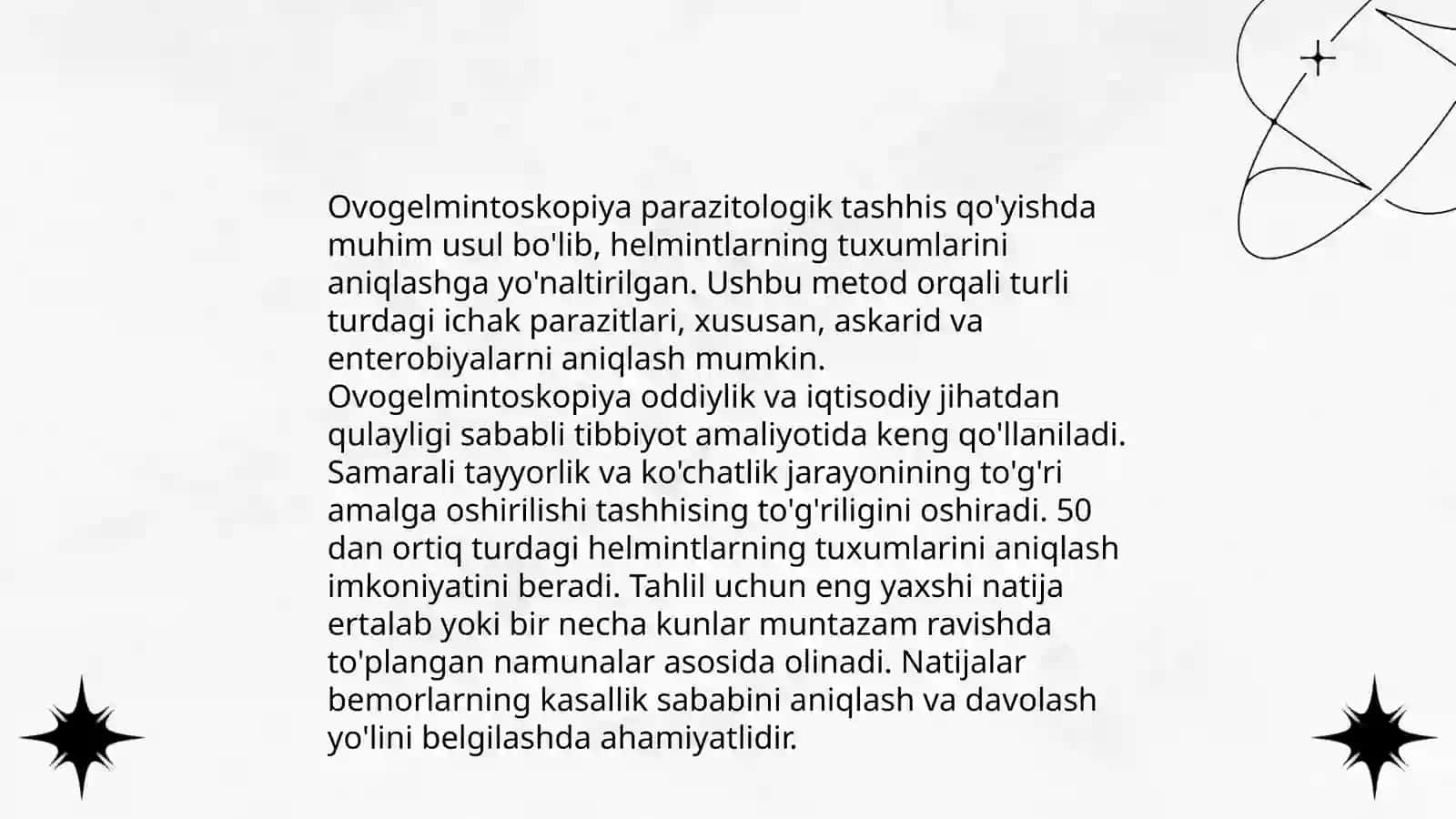 Ovogelmintoskopiya va gelmintoskopiya 4