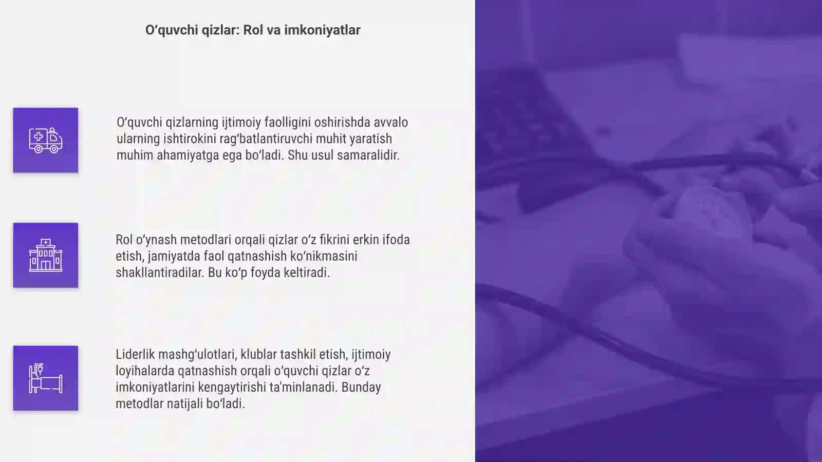 Umumta'lim maktablari o'quvchi qizlarining ijtimoiy faolligini oshirish usullari va metodlar 4