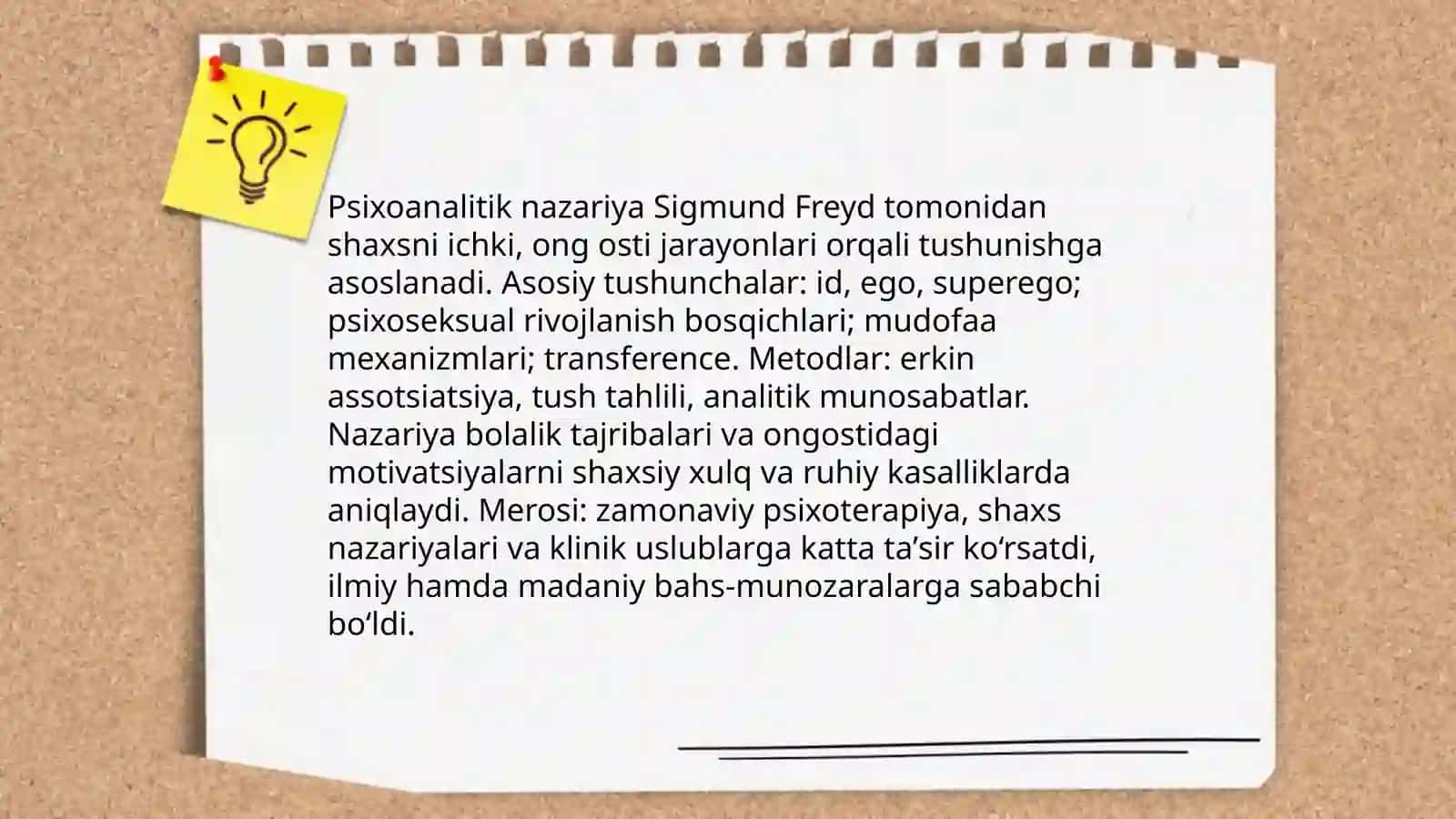 Psixologiyada shahsni órganish nazariyalari 4