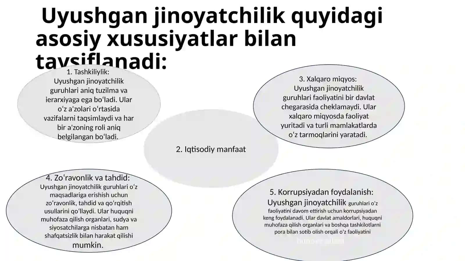 UYUSHGAN JINOYATCHILIKNING KRIMONOLOGIK TAVSIFI VA OLDINI OLISH 4
