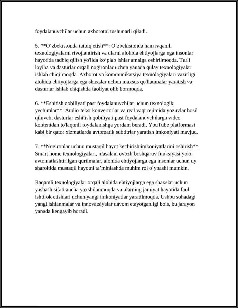 ALOXIDA EHTIYOJLARI BOʻLGAN SHAXSLARNING IJTIMOIY INTEGRATTSIYALASHDA AJT NING AHAMIYATI 4