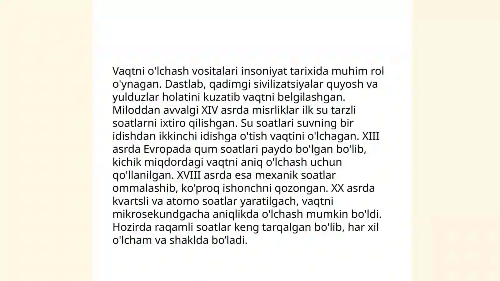 Vaqt haqida tushuncha 4