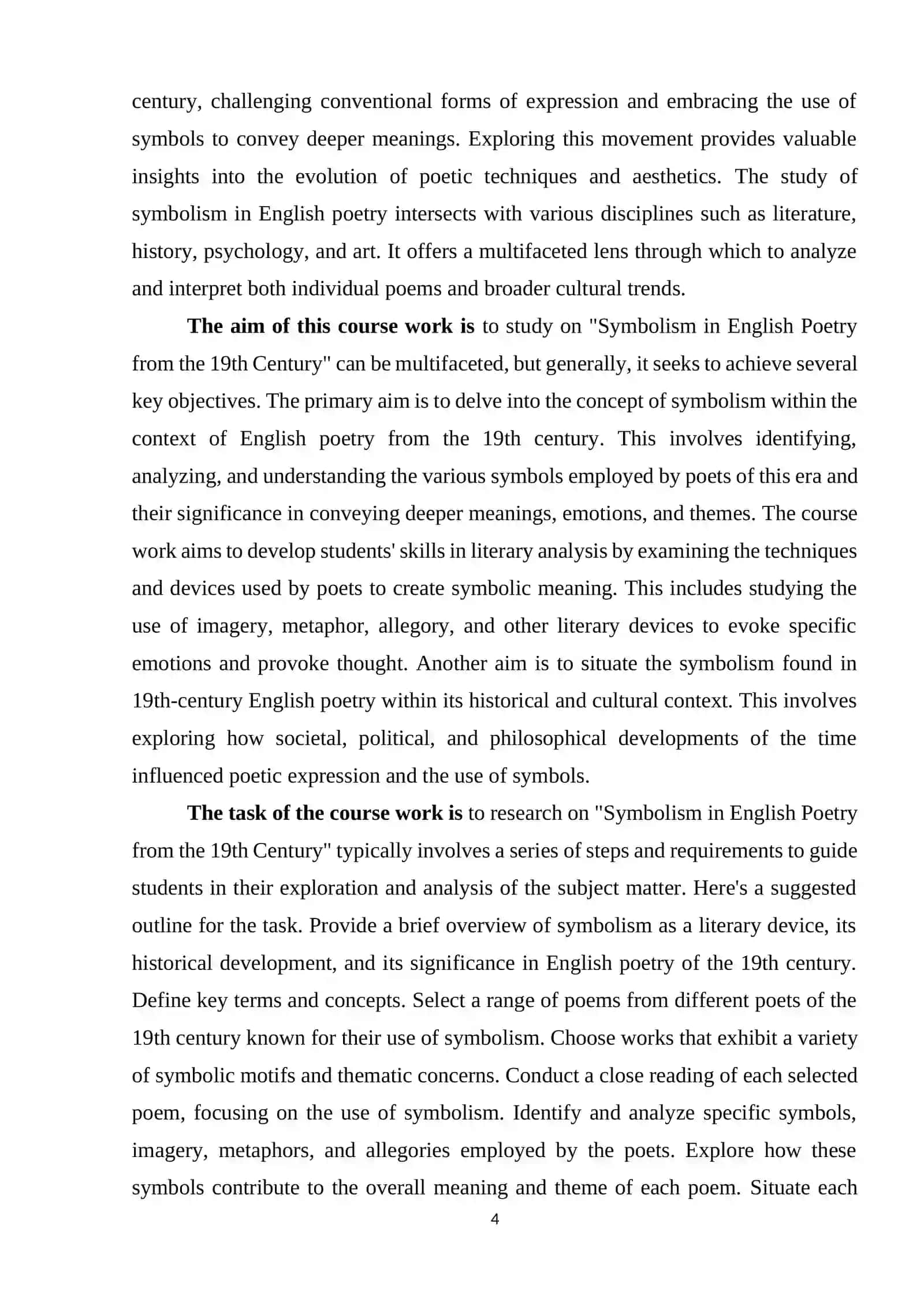 SYMBOLISM IN ENGLISH POETRY FROM THE 19TH CENTURY 4