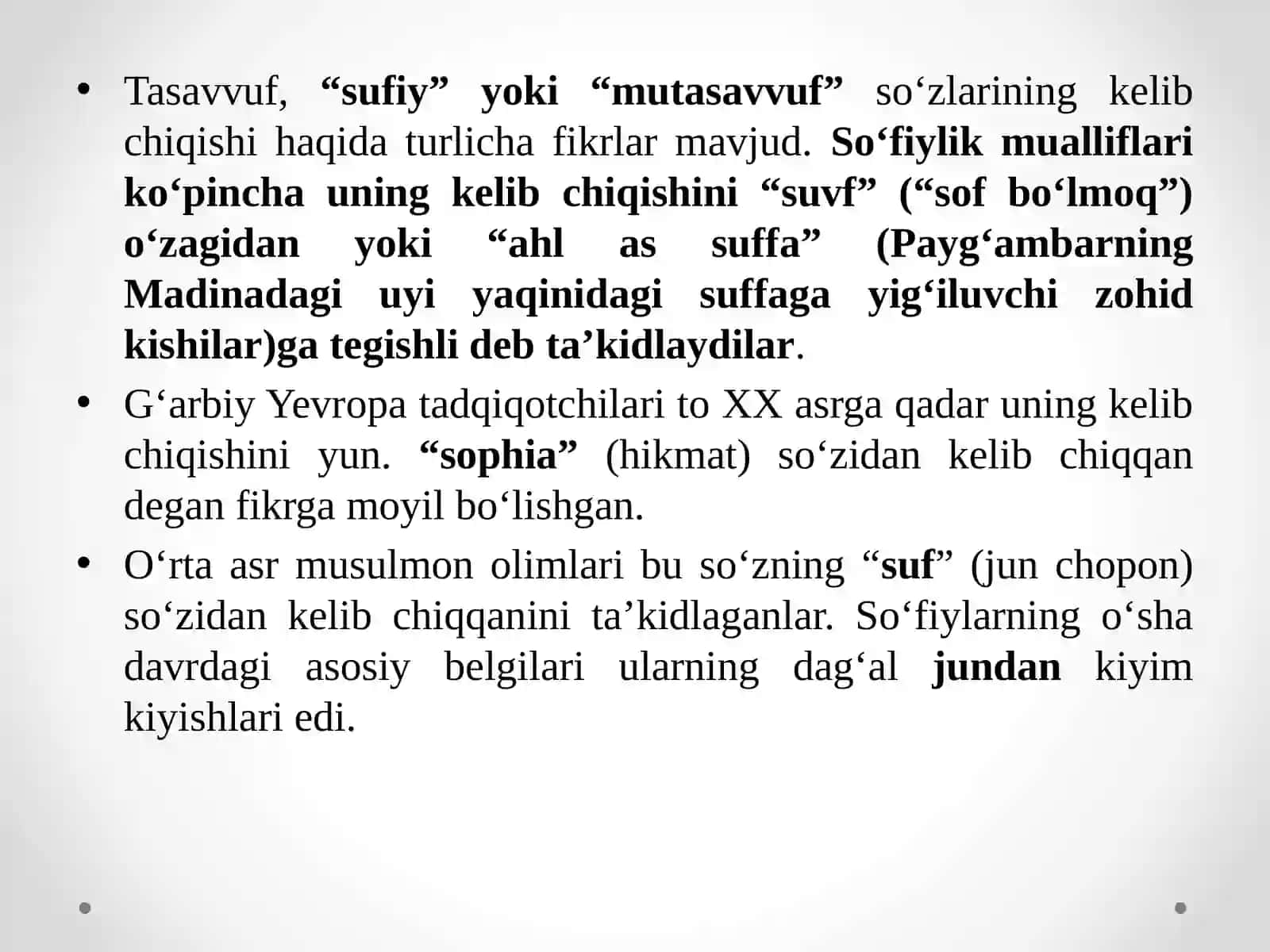 Tasavvuf taʼlimotining Sharq madaniyatiga ta`siri 4