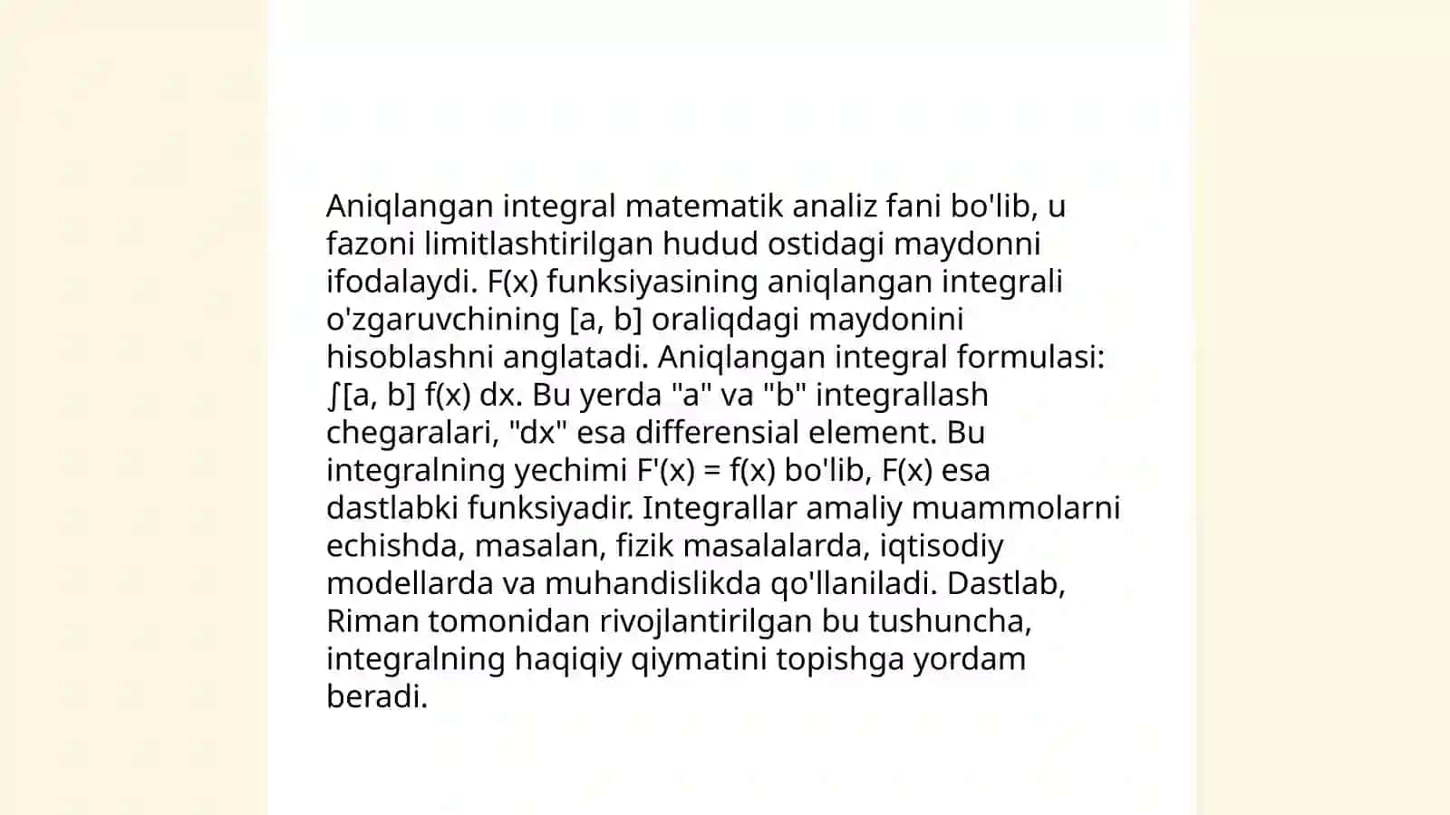 Integral 4