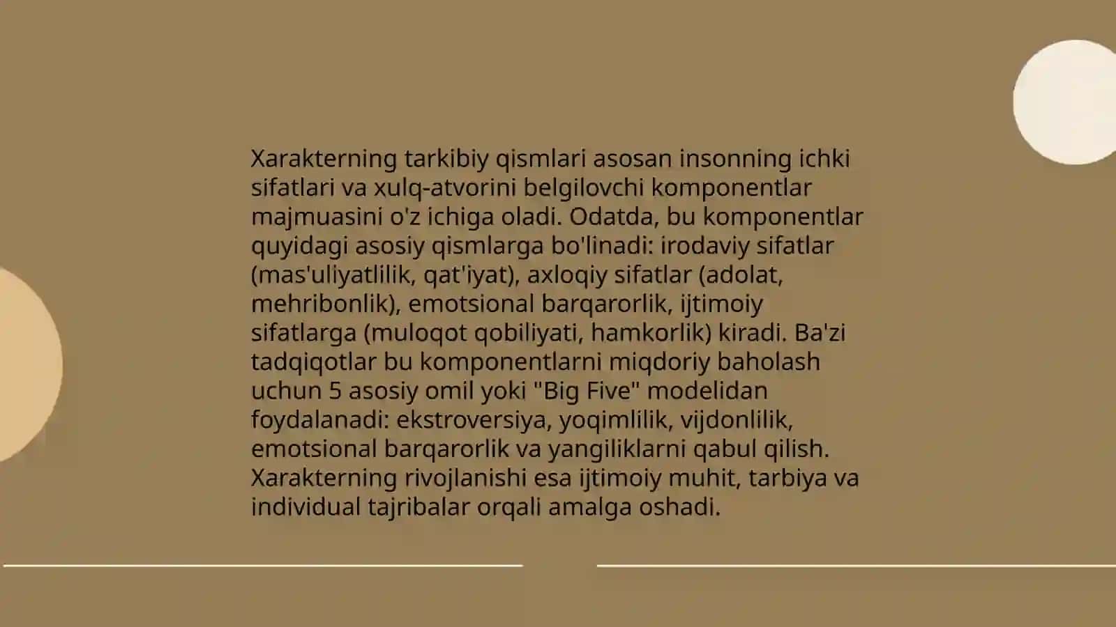 Xarakter haqida tushuncha 4