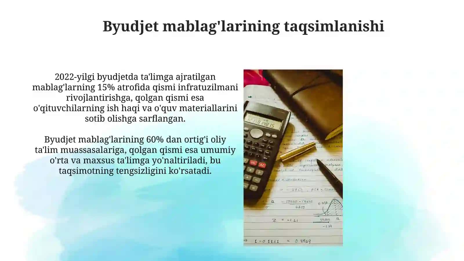 Rossiya ta’lim tizimining moliyaviy jihatlarini tahlil etish 4