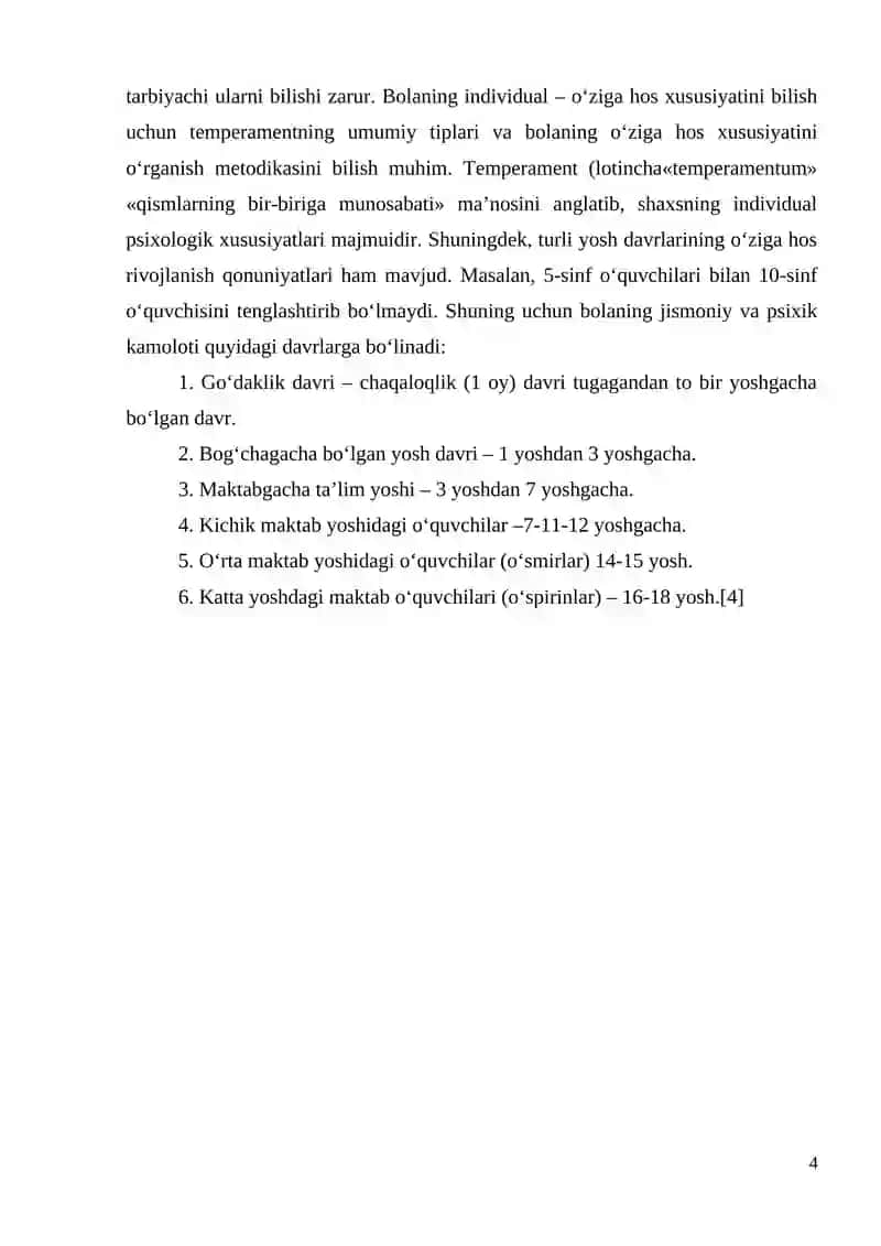 TURLI YOSH DAVRLARIDA O‘QUVCHILARNING SHAXSIY, AQLIY VA IJTIMOIY RIVOJLANISHINI PSIXOLOGIK JIHATDAN KUZATISH 4