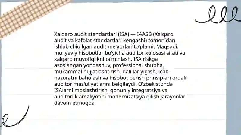 Auditga umumiy tavsif 4