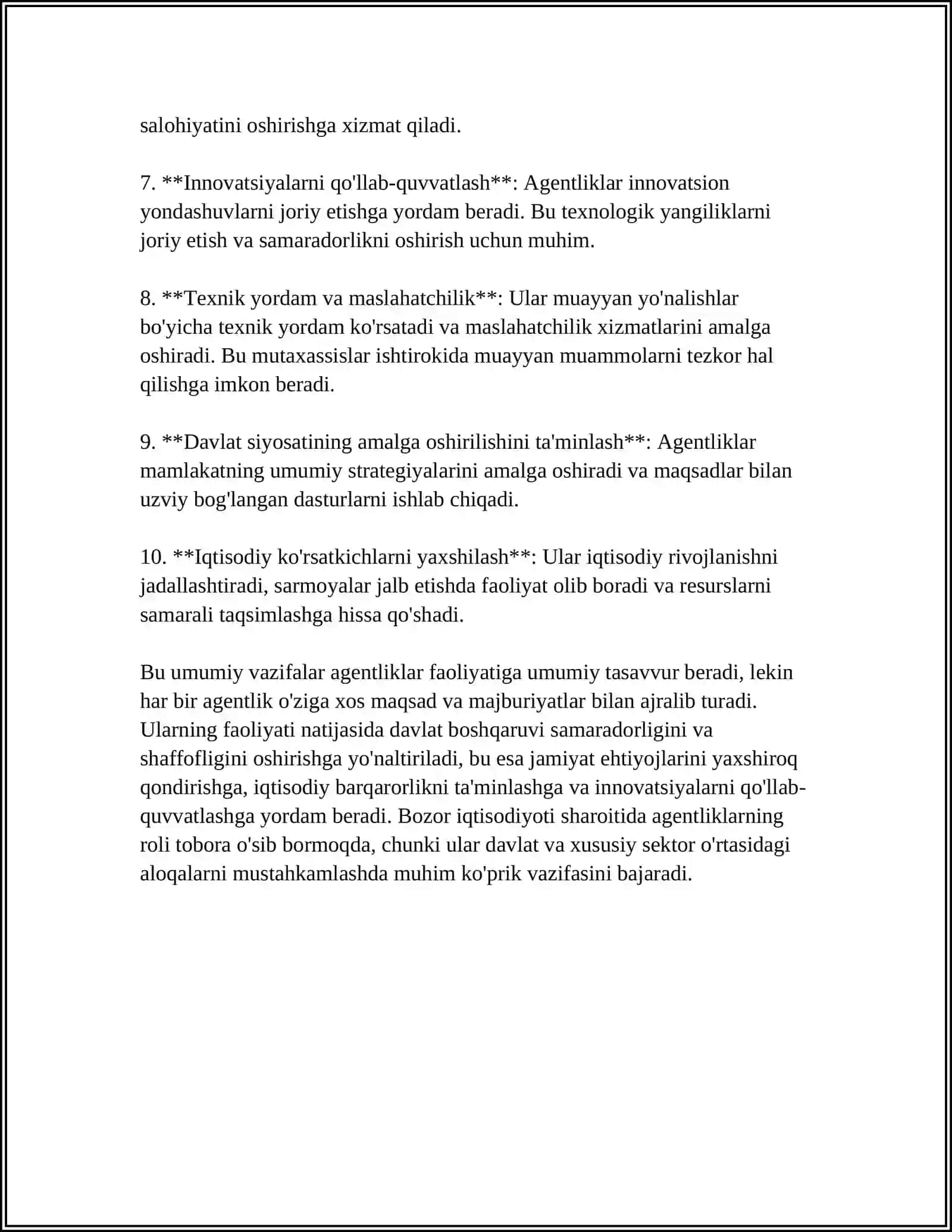OʻZBEKISTON RESPUBLIKASINING TEXNIK JIHATDAN TARTIBGA SOLISH AGENTLIGI TASHKILIY TUZILMASI 4