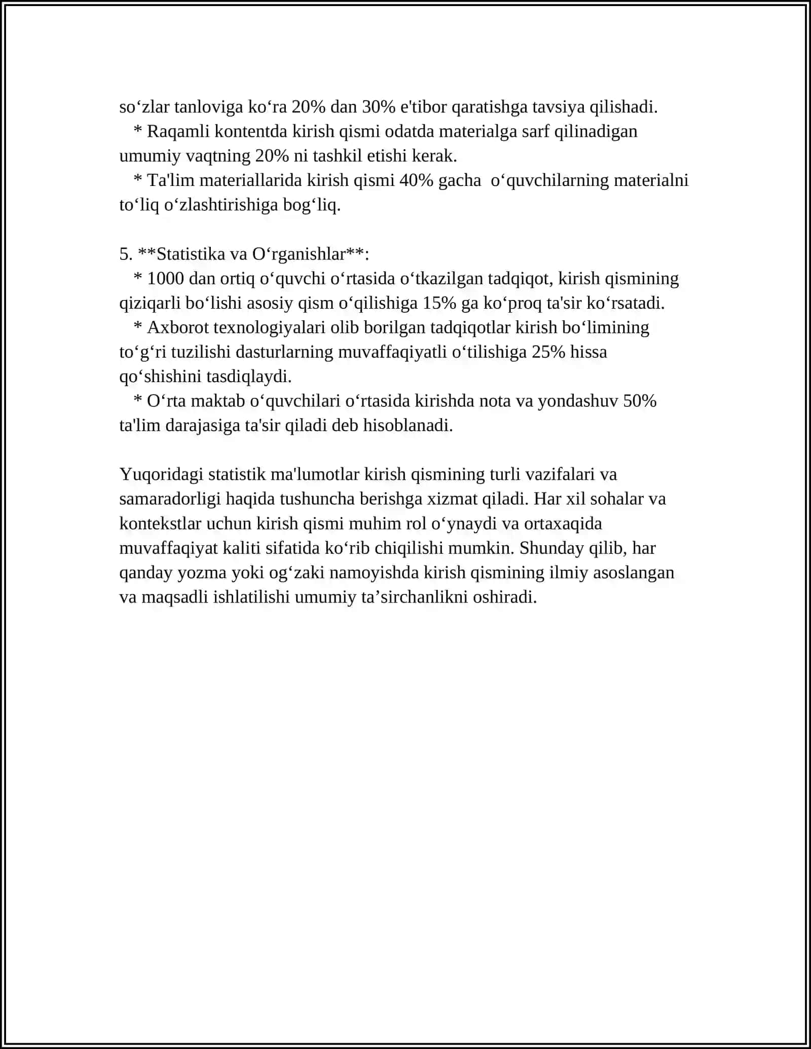 TEXNOLOGIK JARAYONLAR VARIANTLARINING TEJAMLILIGINI HISOBLASH USULLARI 4
