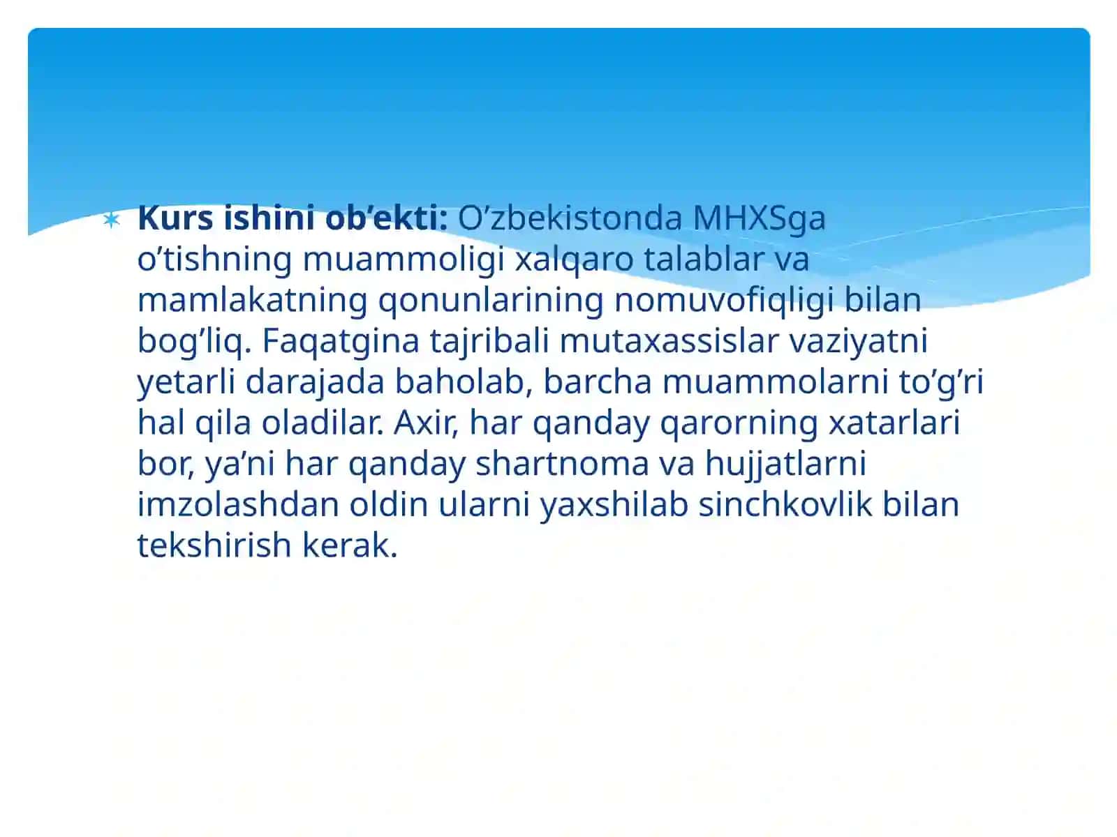 ORALIQ MOLIYAVIY HISOBOTNI 34-SONLI MHXS ASOSIDA TAYYORLASHNI TASHKIL ETISH VA UNING MUAMMOLARI 4