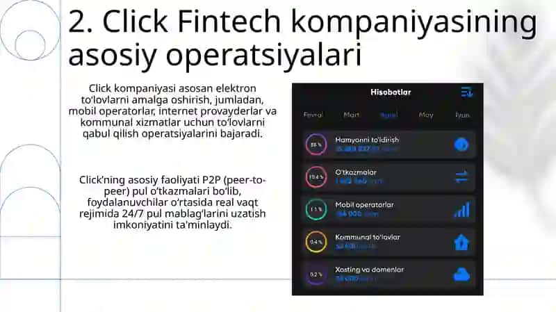 Click fintech kompaniyasi faoliyati 4