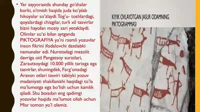 Yozuv va uning rivojlanish bosqichlari 4