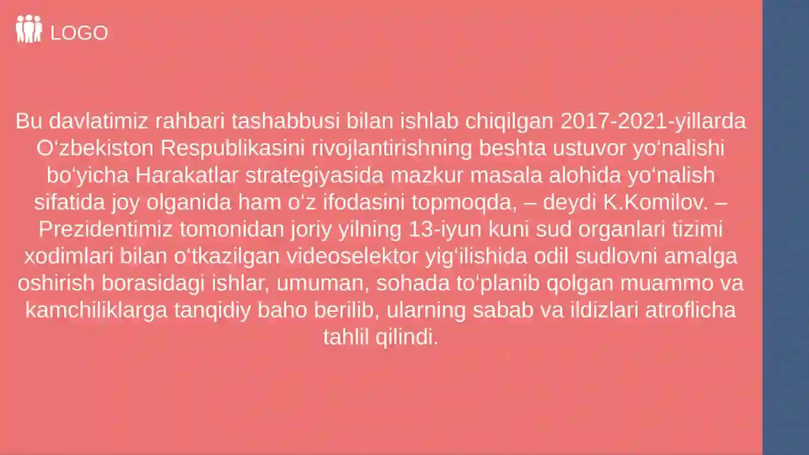 O‘zbekiston Respublikasidagi huquq tartibot organlari va sud tizimi dagi o‘zgarishlar 4
