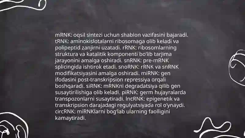 Irsiyatning molekulyar asoslari 4