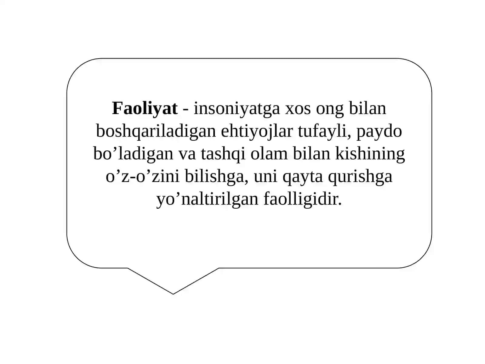 FAOLIYAT VA MOTIVATSIYA 4