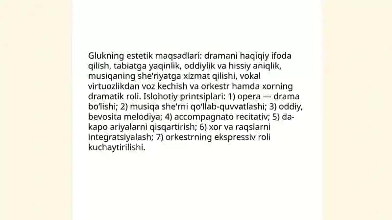 K.V.Glyuk opera islohoti 4