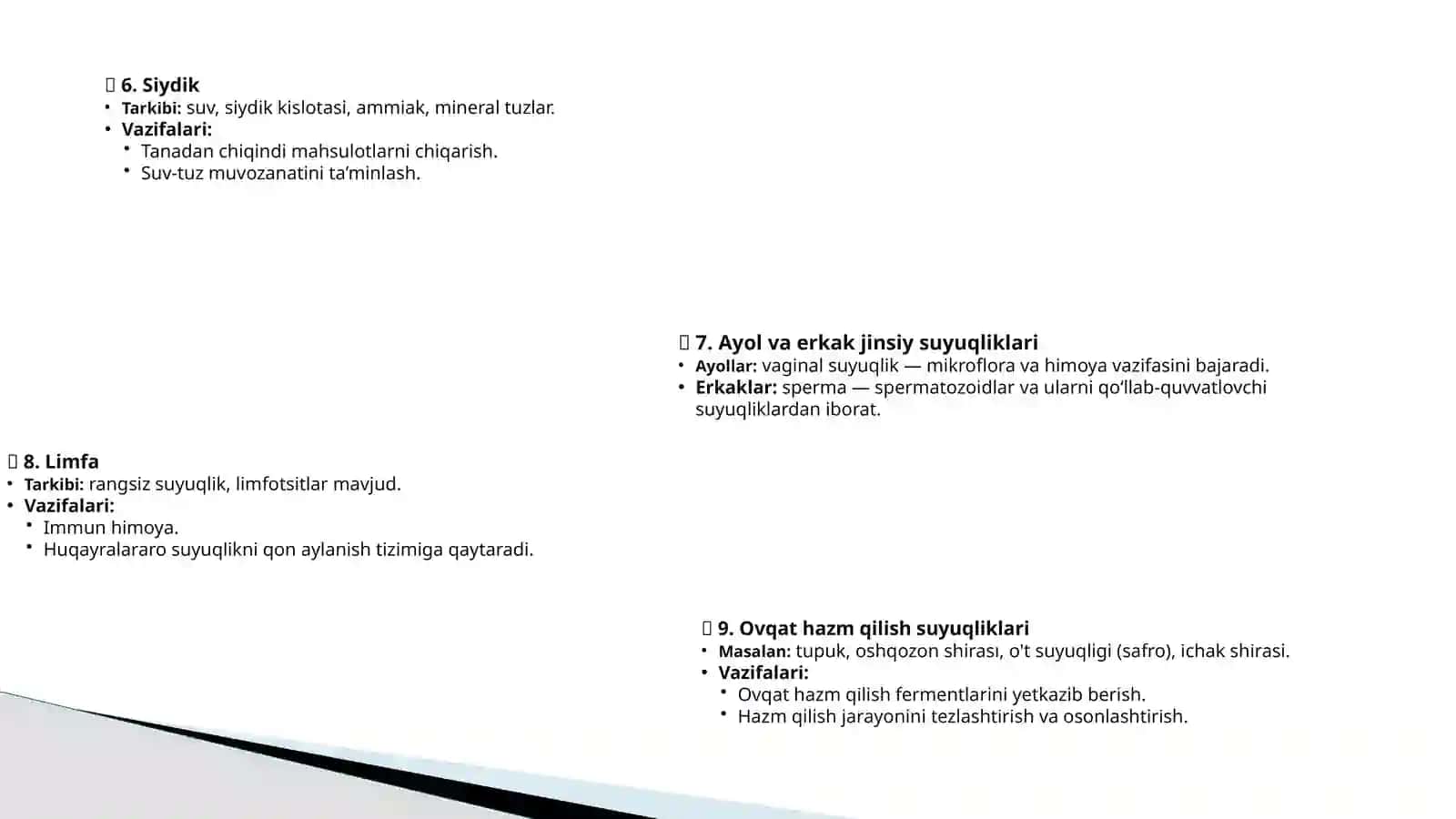Organizmning biologiksuyuqliklari 4