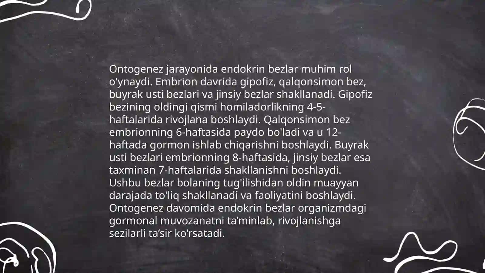 Endokrin tizimining onto-filogenezi 4