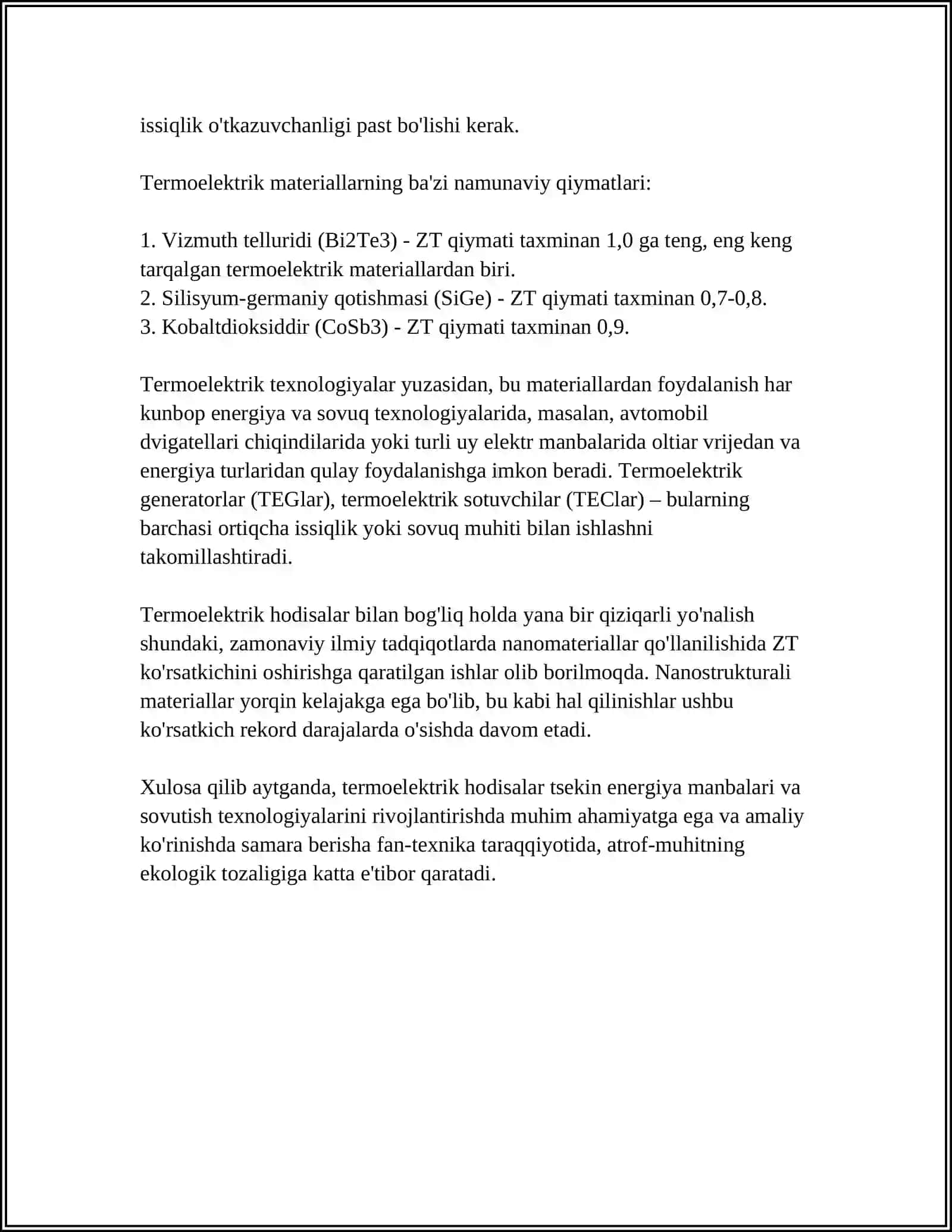 TERMOELEKTIRIK HODISALARI REJASI 4