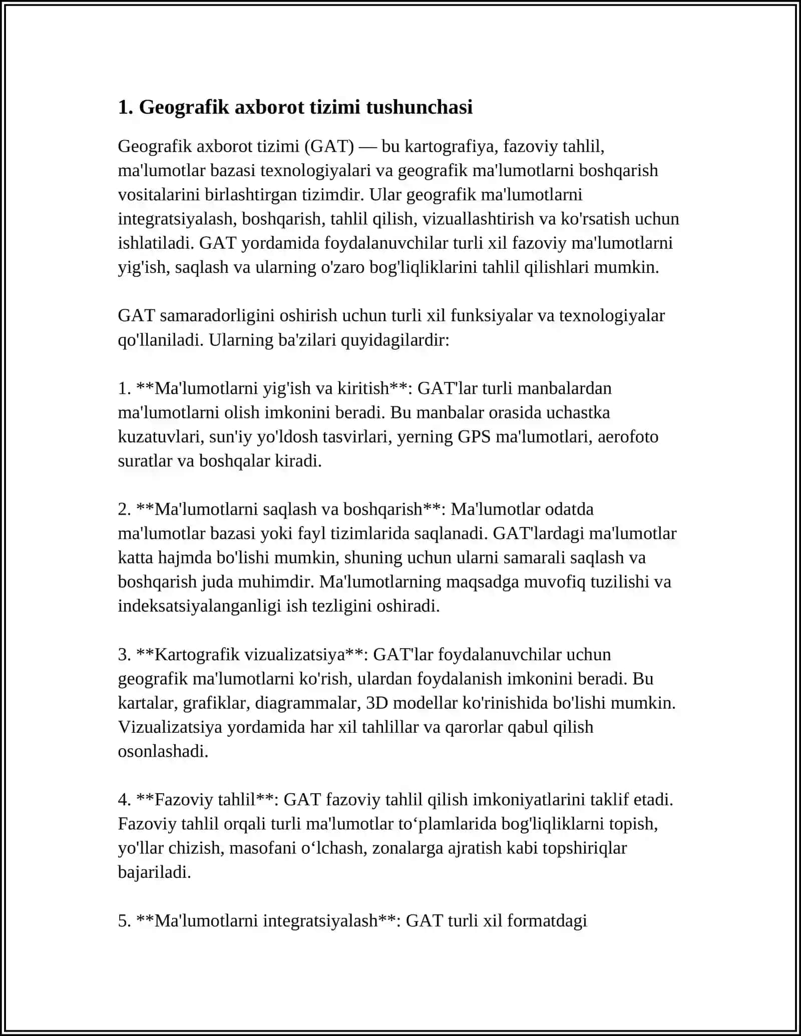 WINGIS GEOGRAFIK AXBOROT TIZIMI 4