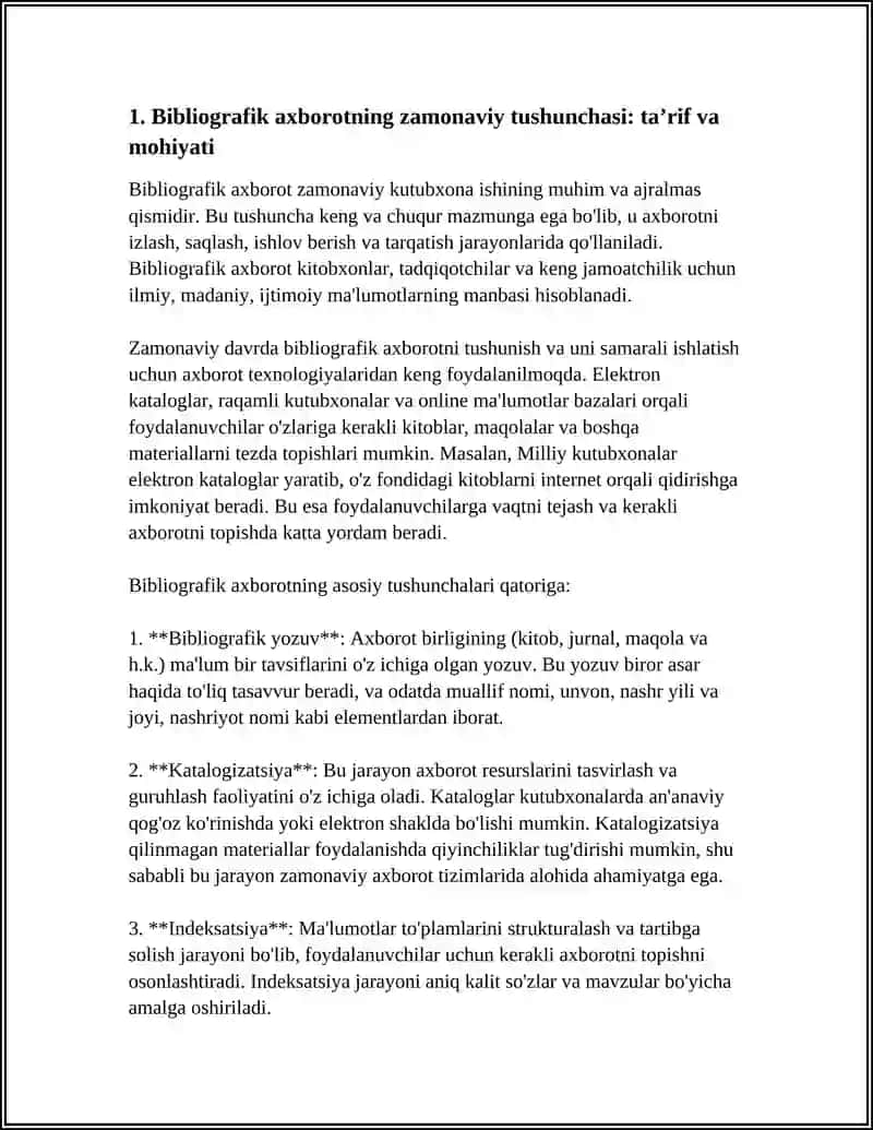 BIBLIOGRAFIK AXBOROTNING ZAMONAVIY TUSHUNCHASI 4