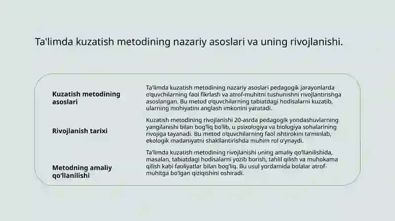 Boshlang'ich talim tabiiy fanlari darslari 4