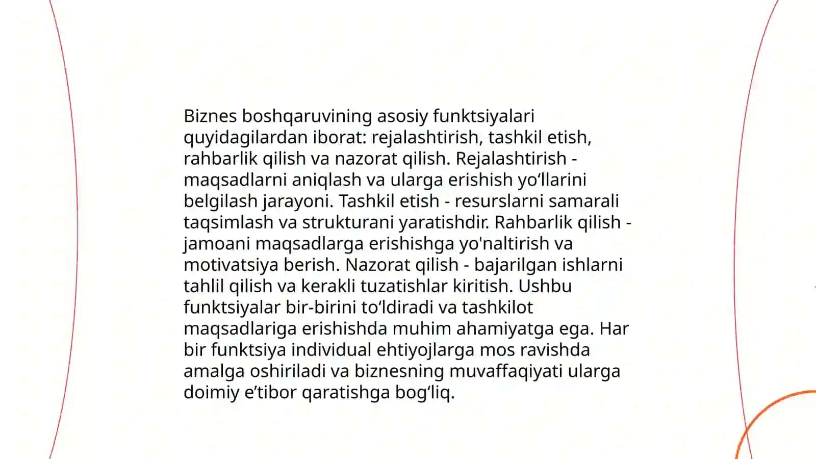 Biznes Tushunchasi va Boshqaruvning Osnovlari 4