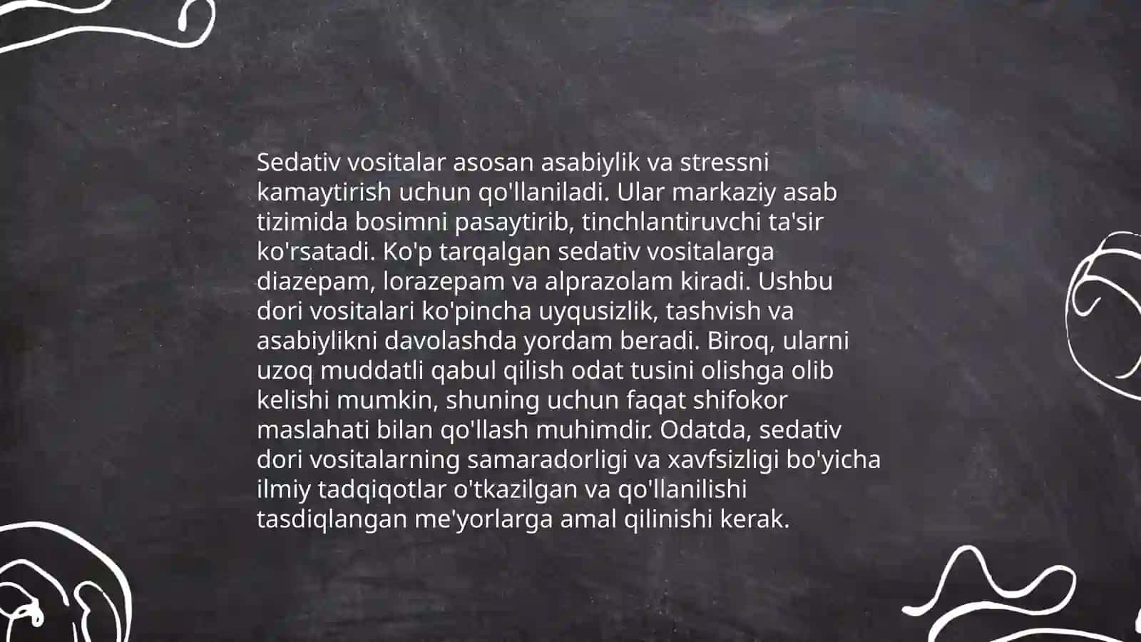 Analgeziya va Anesteziyaga oid vositalar 4