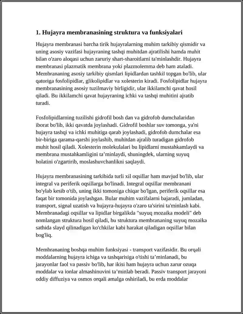HUJAYRA TUZILISHI HUJAYRA NAZARIYASI HAYVON VA ODAM XROMOSOMALARNING MARFOFUNKSIANAL XARAKTERISTIKASI 4