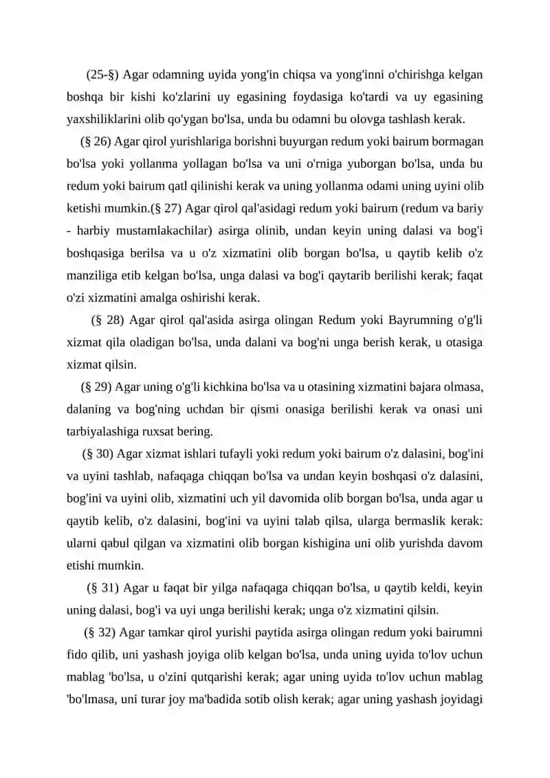 XAMURAPPI QONUNLARI 4