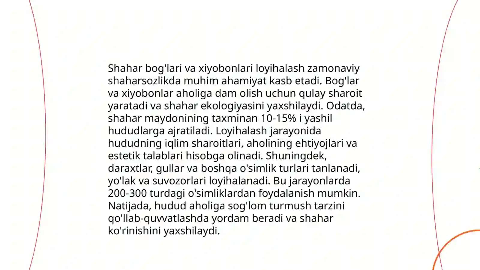 Yashil infratuzilmani rivojlantirish 4