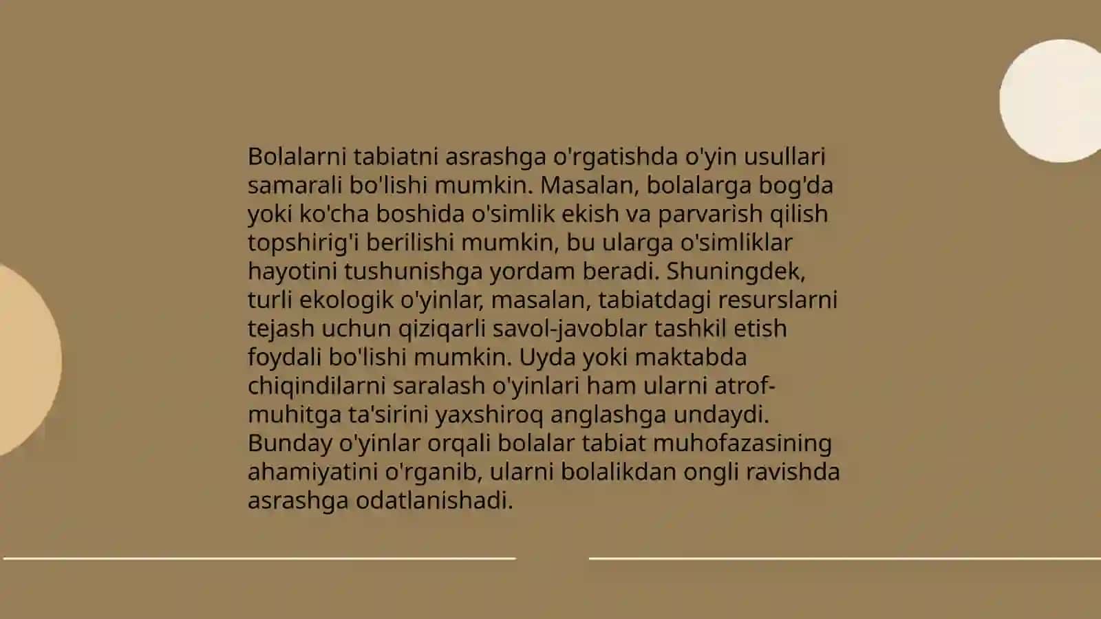 Katta guruhda tabiatga oid oʻyinlarni tashkil etishning mashgʻulot ishlanmalarini tuzish 4