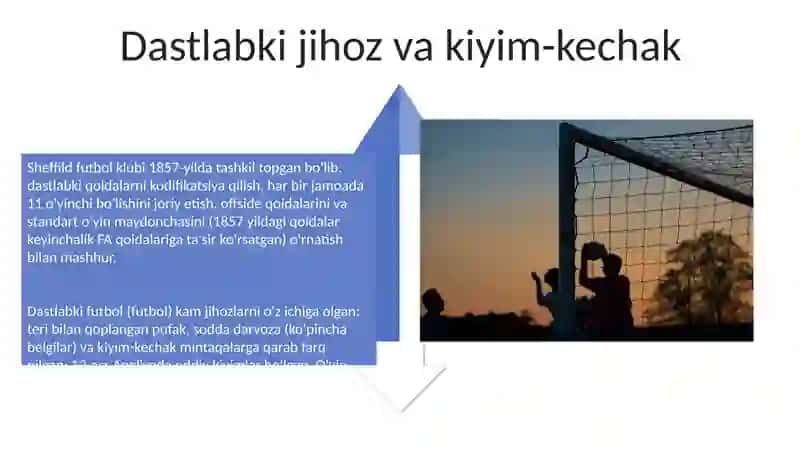 Futbolning Dastlabki Qoidalari 4
