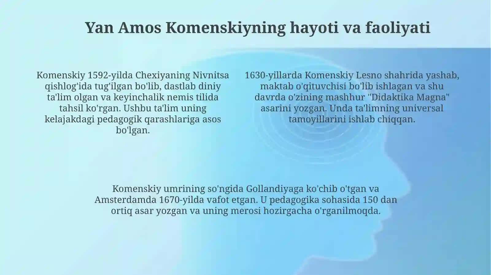 Jahon pedagogika fanining shakllanish tarixi 4