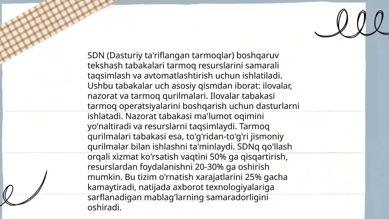 SDN arxitekturasi va boshqaruv 4