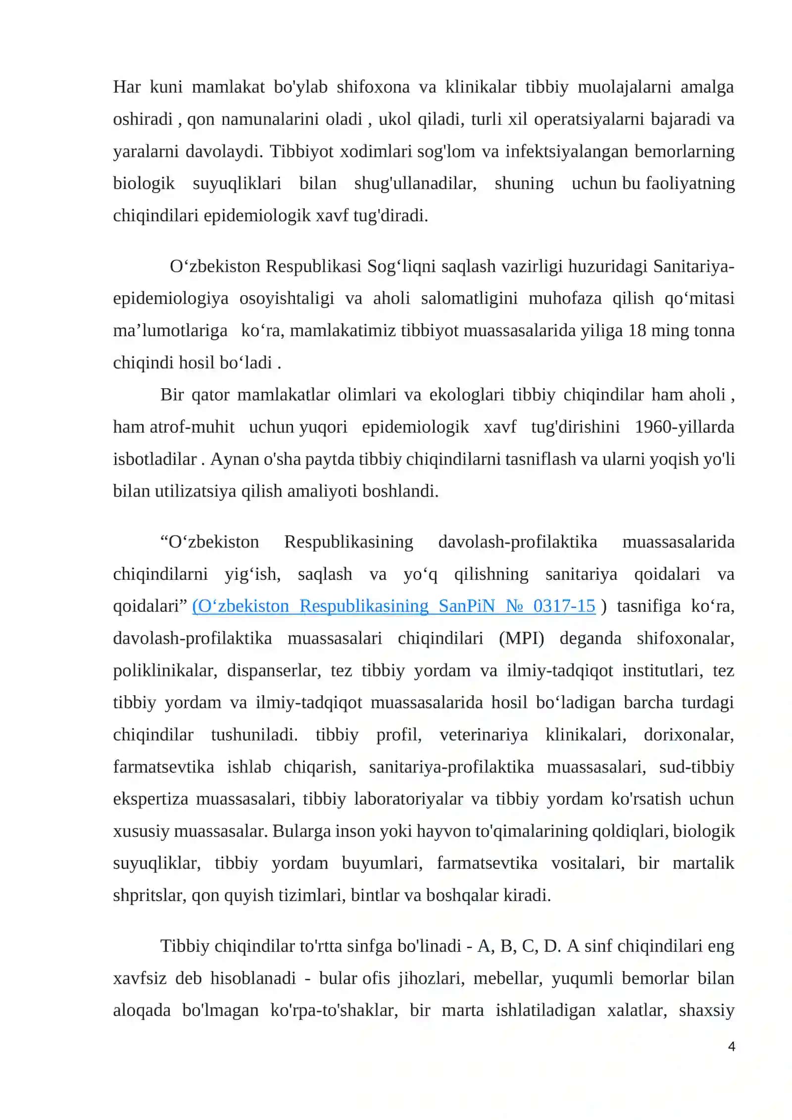 Tibbiy chiqindilar utilizasiyasi {termiz misolda} 4