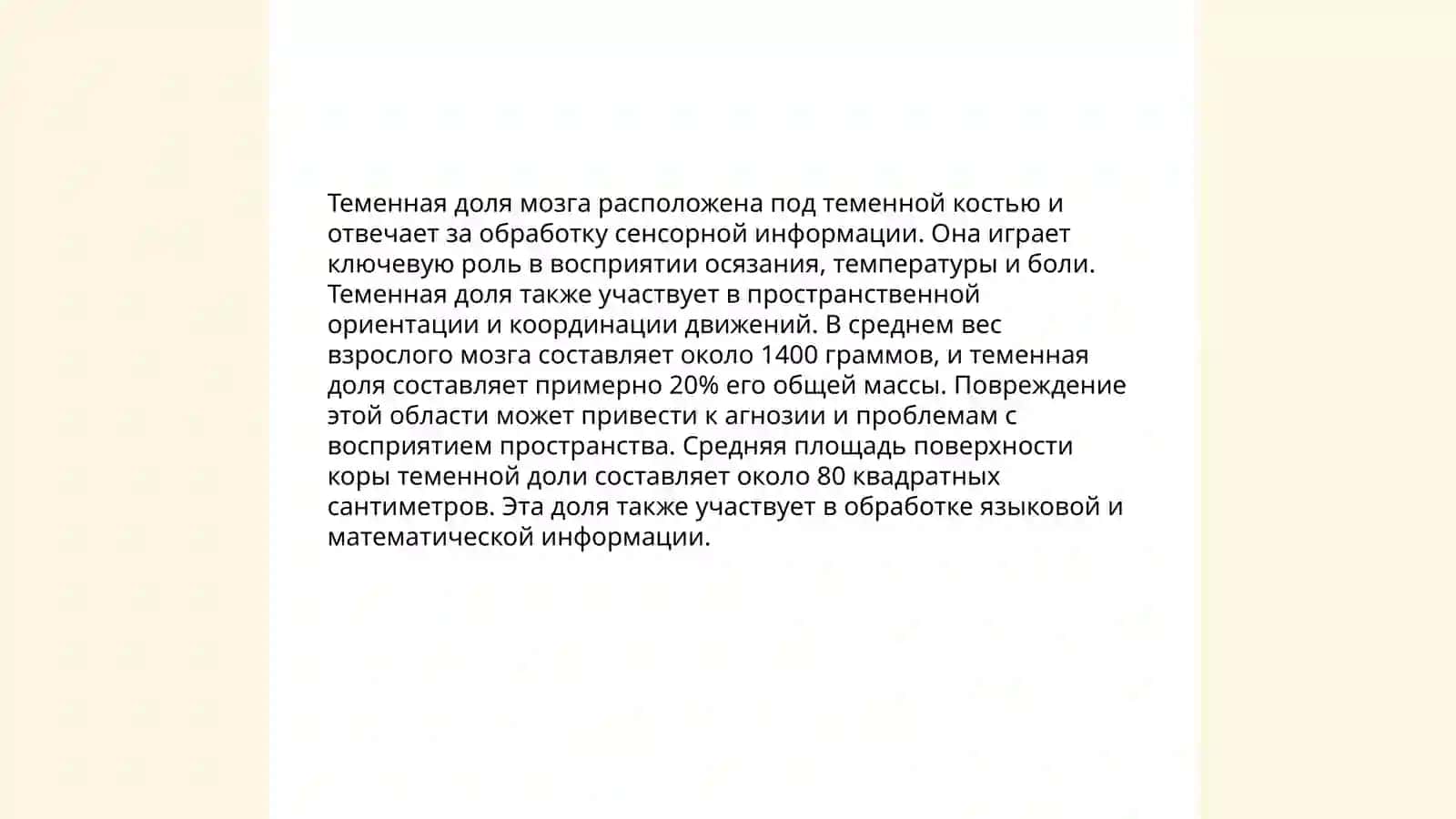 Строение и функции головного мозга 4