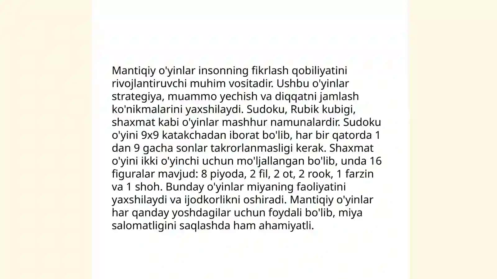 Maktabgacha yoshdagi bolalarni o'yin turlari 4