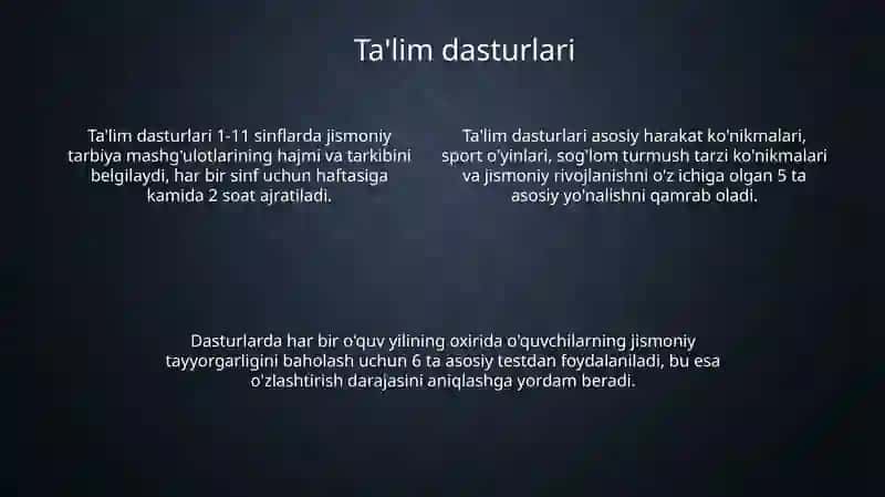 Jismoniy tarbiya tizimining asosiy bog'inlari 4