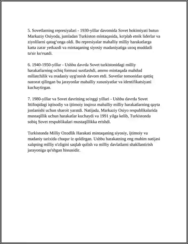 TURKISTONDA ISTIQLOLCHILIK HARAKATI 4