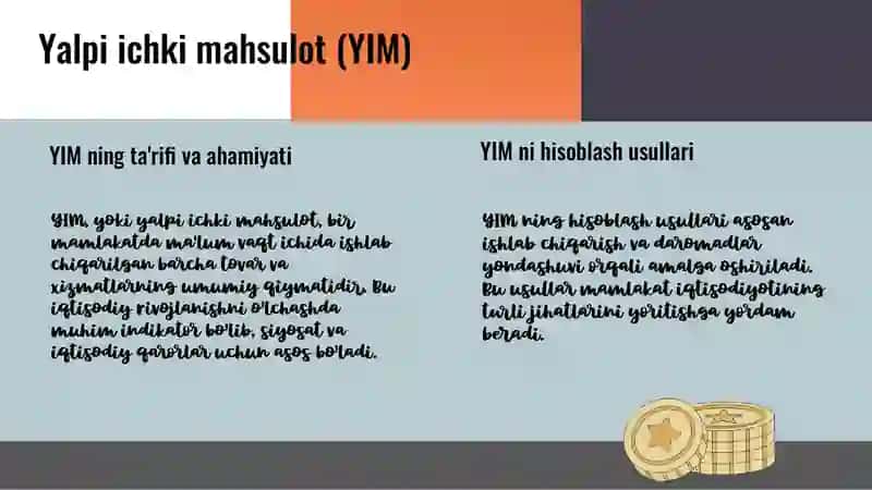 Asosiy makroiqtisodiy ko'rsatkichlar va ularni hisoblash. 4