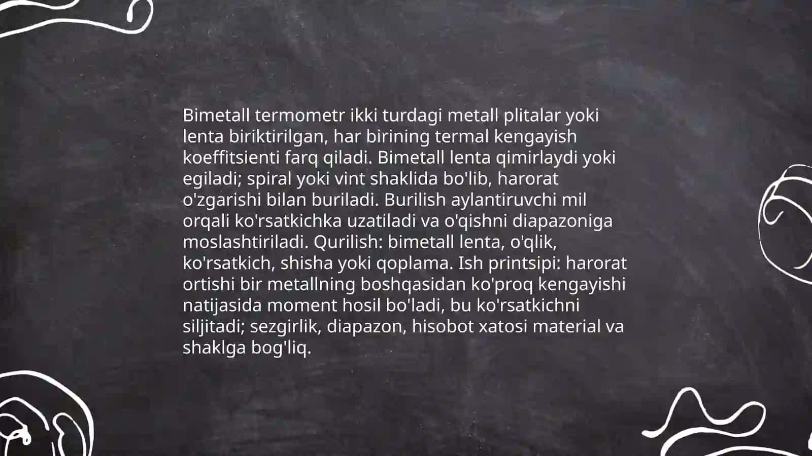 Harorat Õlchov vositalari va ularning ishlash prinsiplari 4