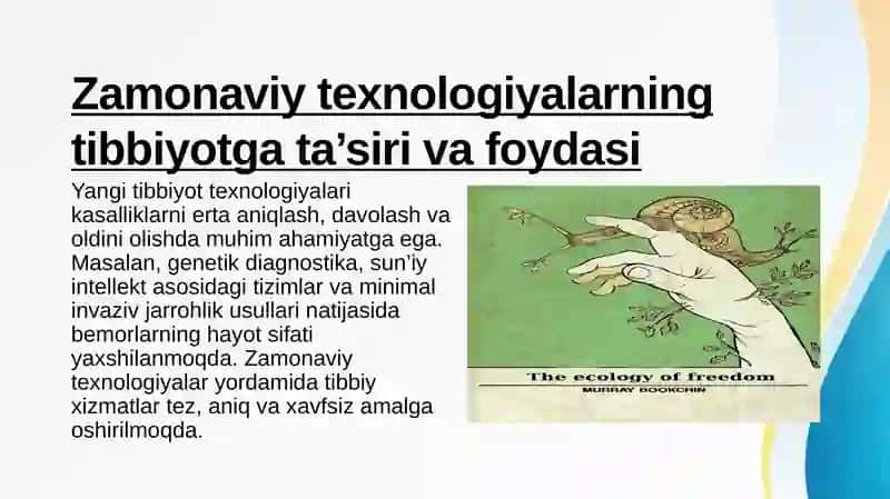 Zamonaviy tibbiyot texnologiyalari. Lotin-yunon atamalarining tibbiyotdagi o'rni 4