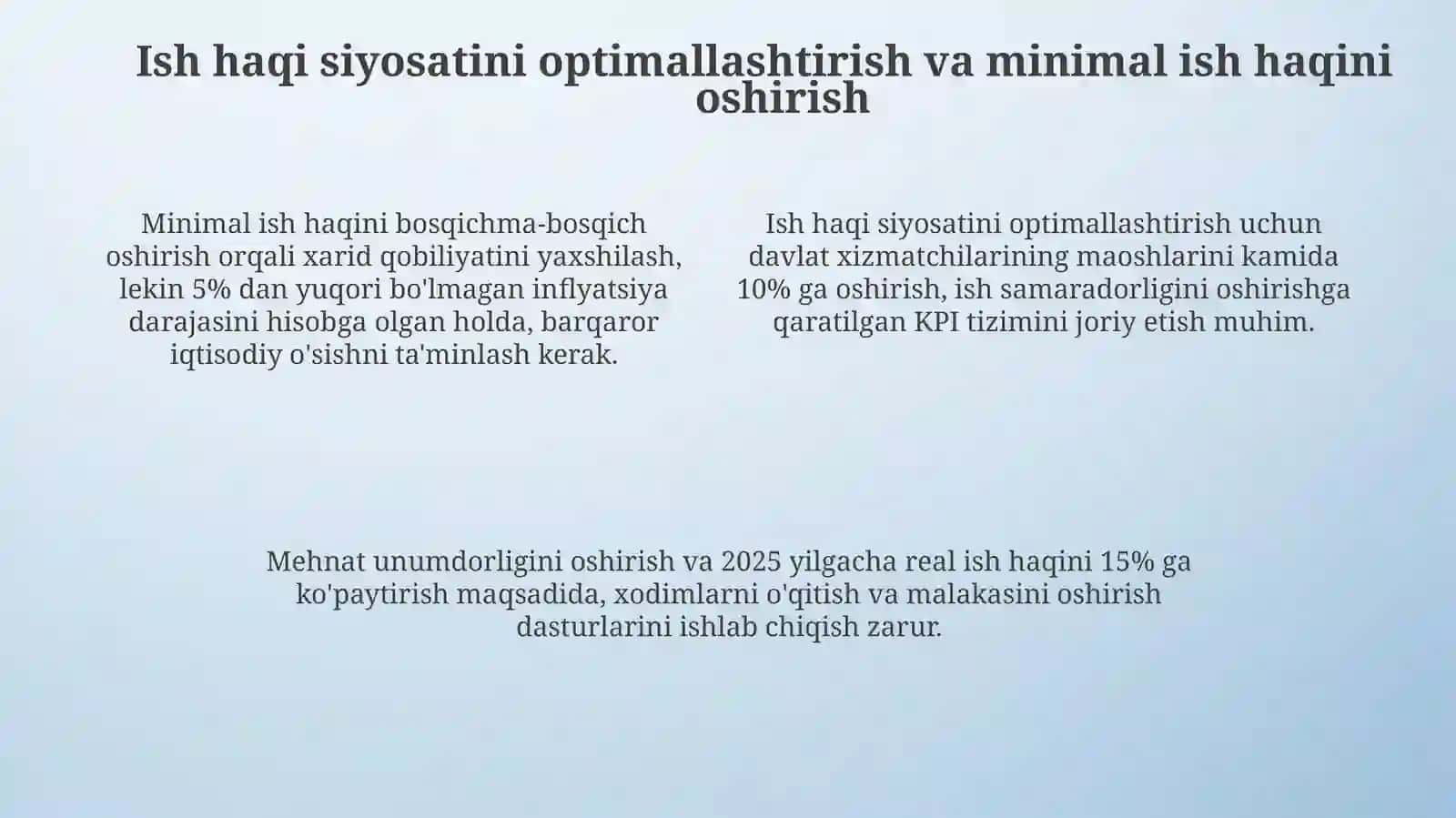 Mehnat bozorini tartibga solish va uni takomillashtirish yo'llari 4