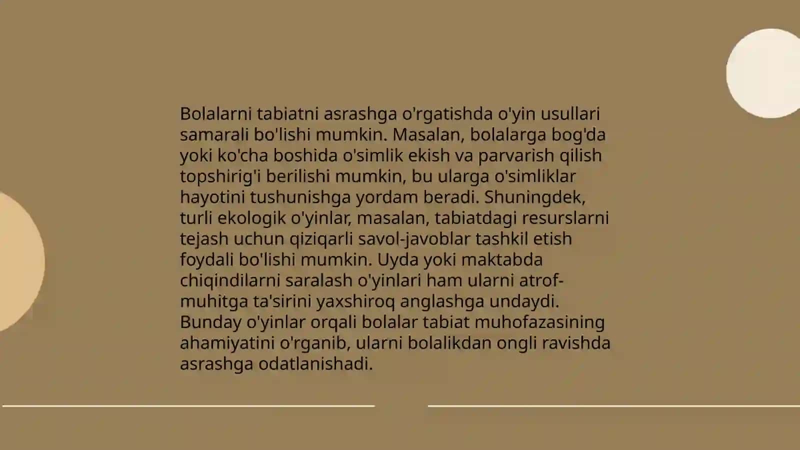 Katta guruhda tabiatga oid oʻyinlarni tashkil etishning mashgʻulot ishlanmalarini tuzish 4