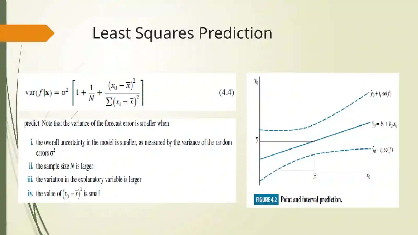 Least Squares Prediction 4